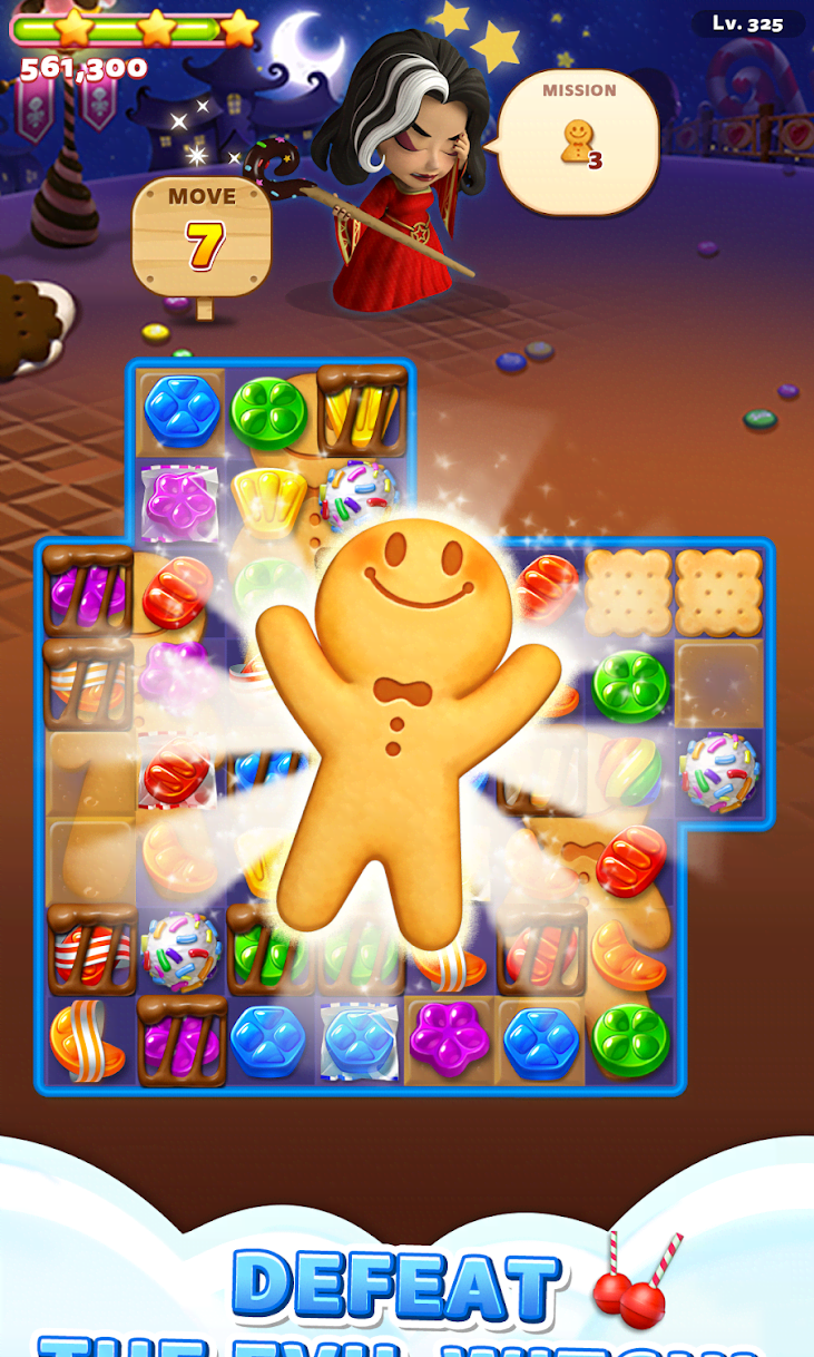 Sweet Road - Cool Match 3 gameplay screenshot 1