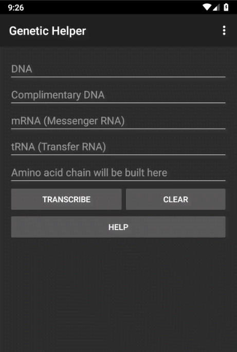 Genetic Helper screenshot 1