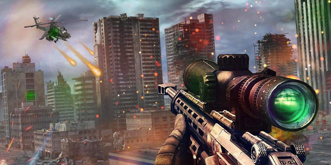 Mountain Sniper Shooter Cover Agent gameplay snapshot 1