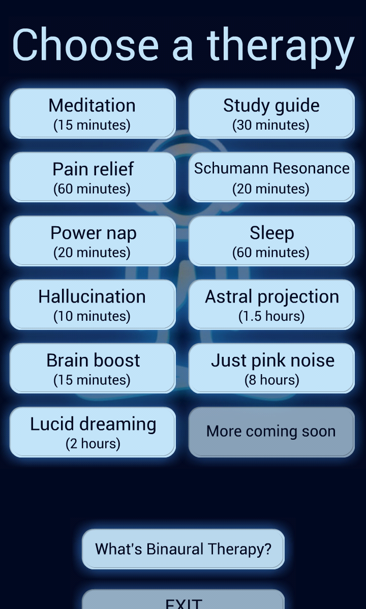 BRAINAURAL binaural brain therapy screenshot 3