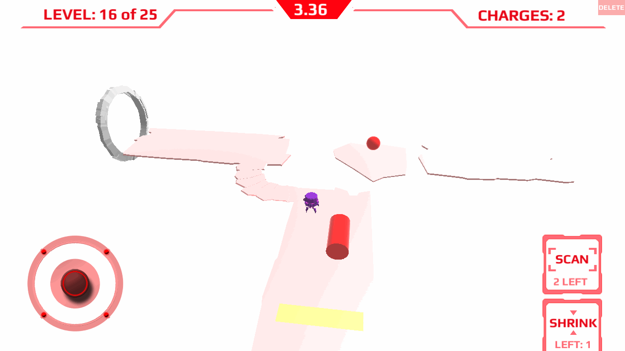 Peep - minimalist beautiful sci-fi robot platformer screenshot 4