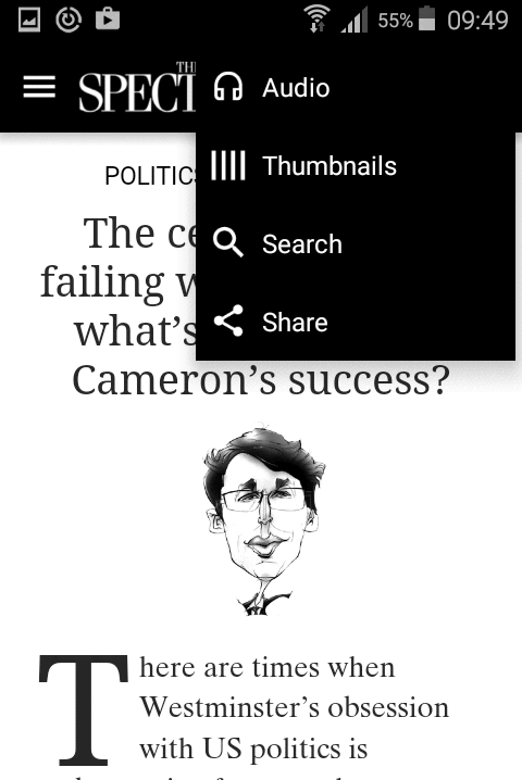 The Spectator Magazine screenshot 4