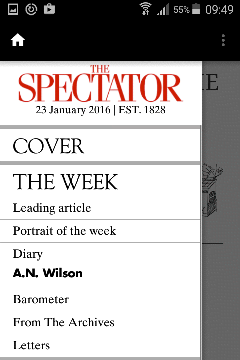 The Spectator Magazine screenshot 3