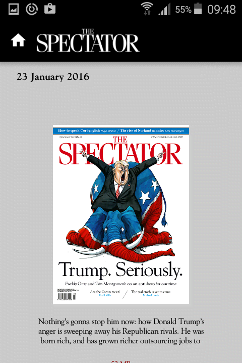The Spectator Magazine screenshot 2