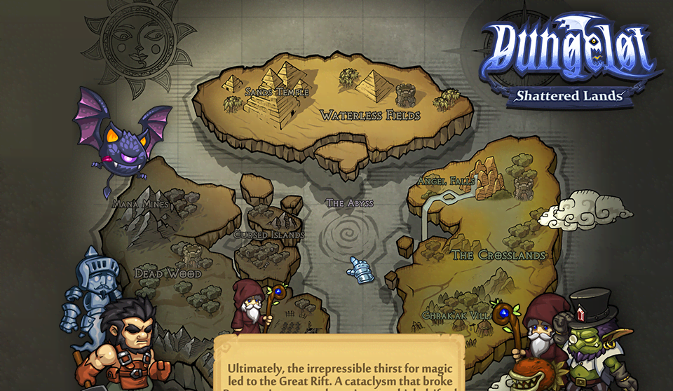 Dungelot Shattered Lands screenshot 1