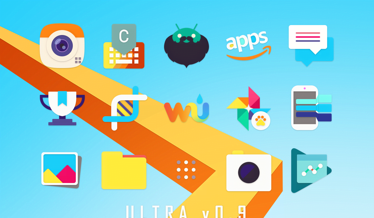 Ultra - 80s Vaporwave Icon Pack preview 2