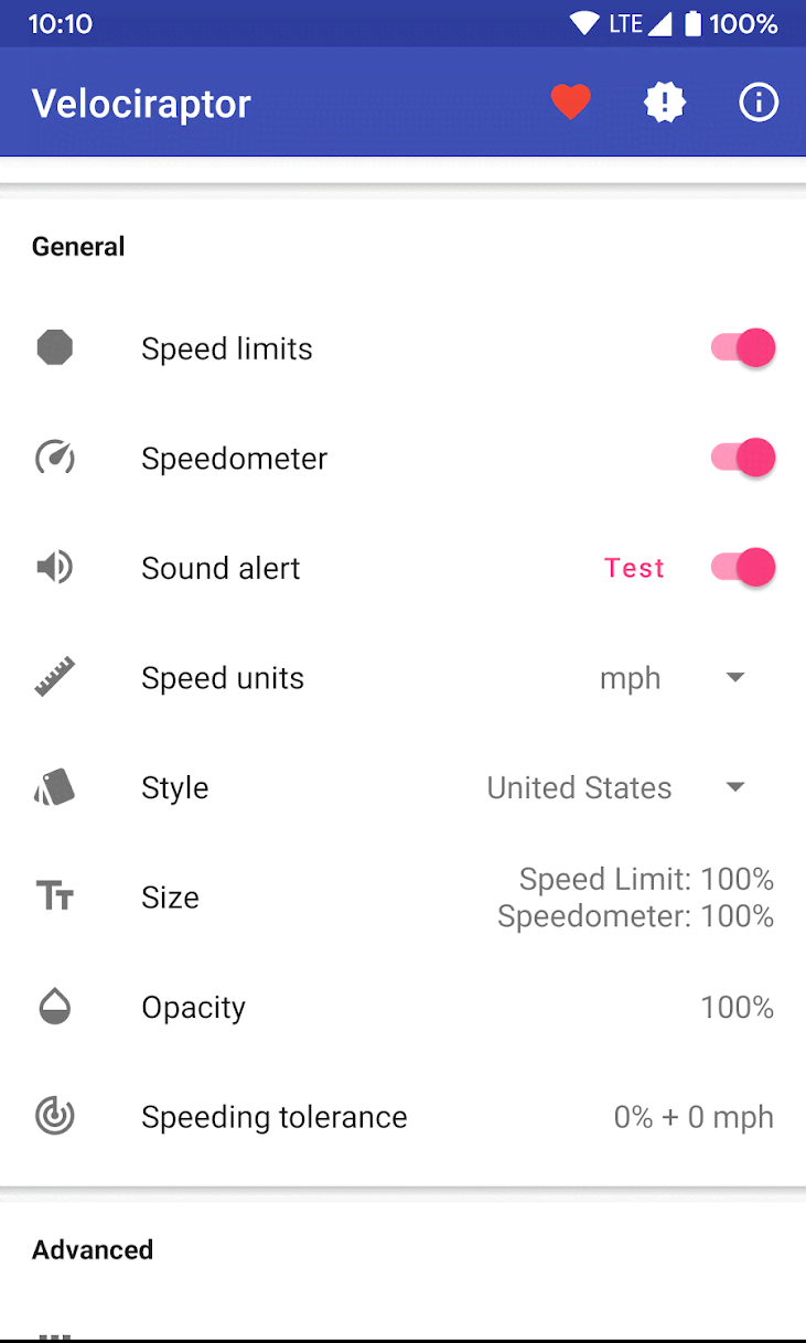 Velociraptor - Speed Limits & Speedometer screenshot 4