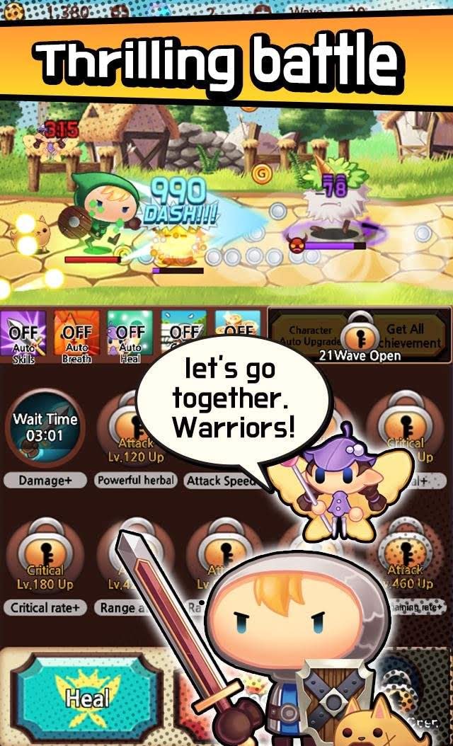 Sudden Warrior Plus (Tap RPG) screenshot 2