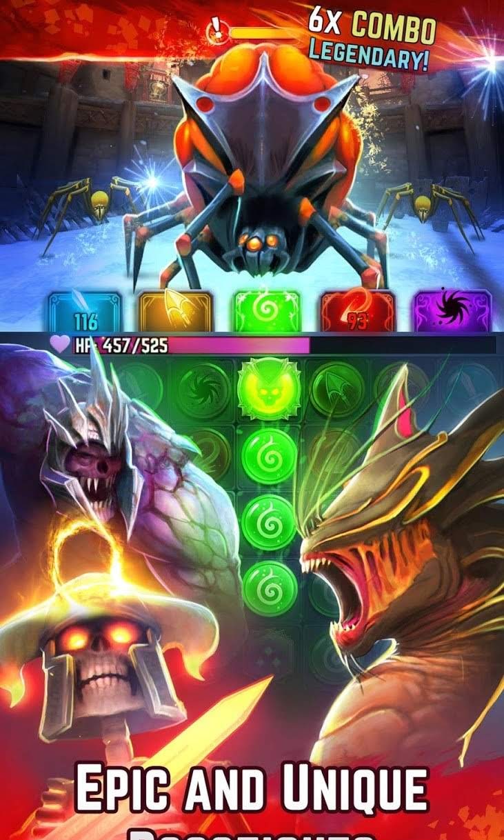 Spellblade: Match-3 Puzzle RPG Screenshot 3