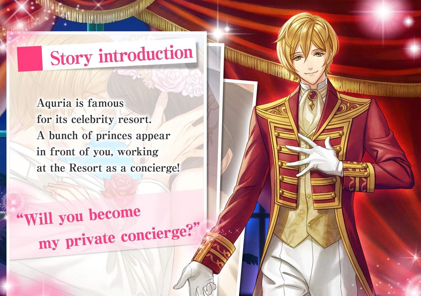 Prince of the Resort | Otome Dating Sim Otome game preview 3