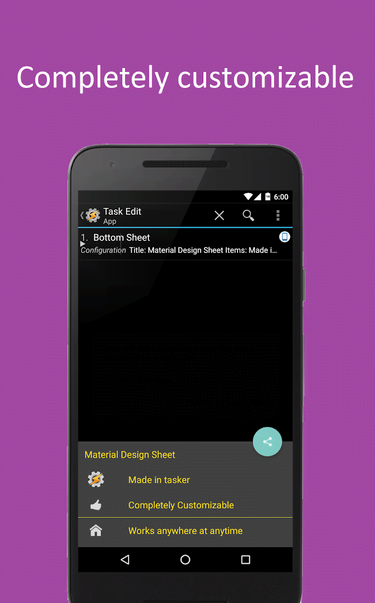 Snackbar Tasker Plugin screenshot 1