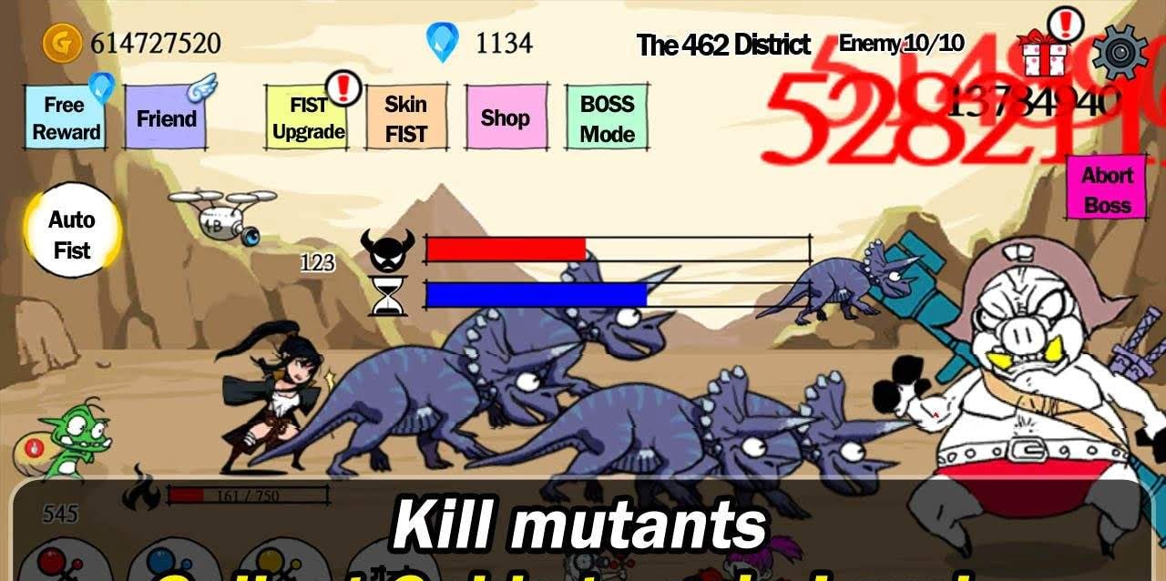 Tap Tap Fist game screen 3