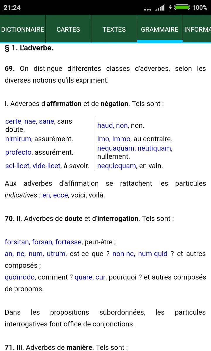 Tabula: Latin Dictionary screenshot 3