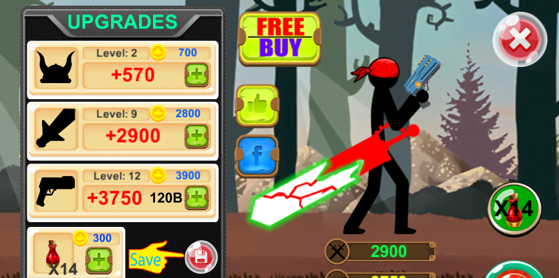 Stickman Slayer gameplay screenshot 1