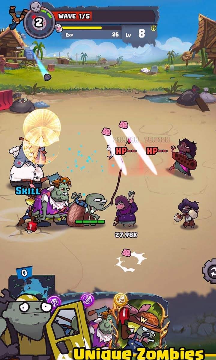 Zombie Friends Idle screenshot 1