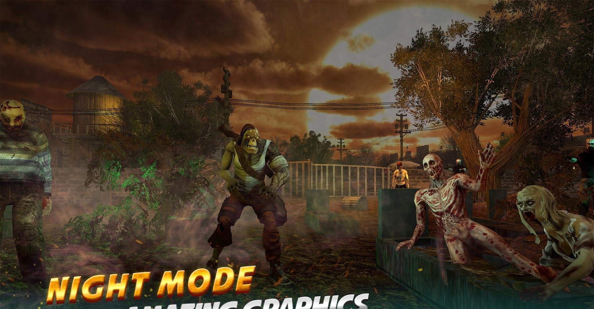 Zombie Butcher: Sniper Shooter Survival Game gameplay screenshot 1