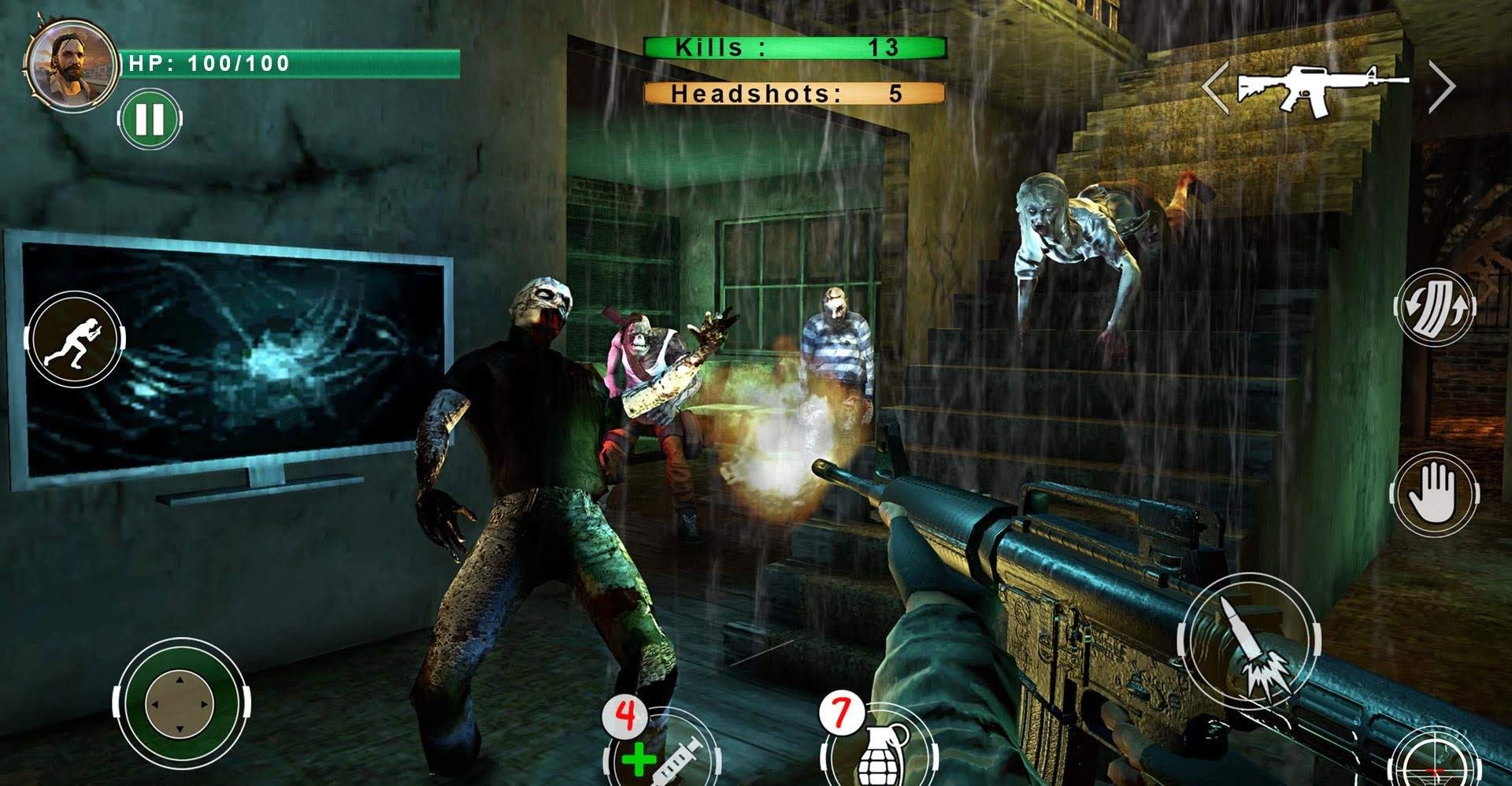 Zombie Butcher: Sniper Shooter Survival Game gameplay screenshot 3