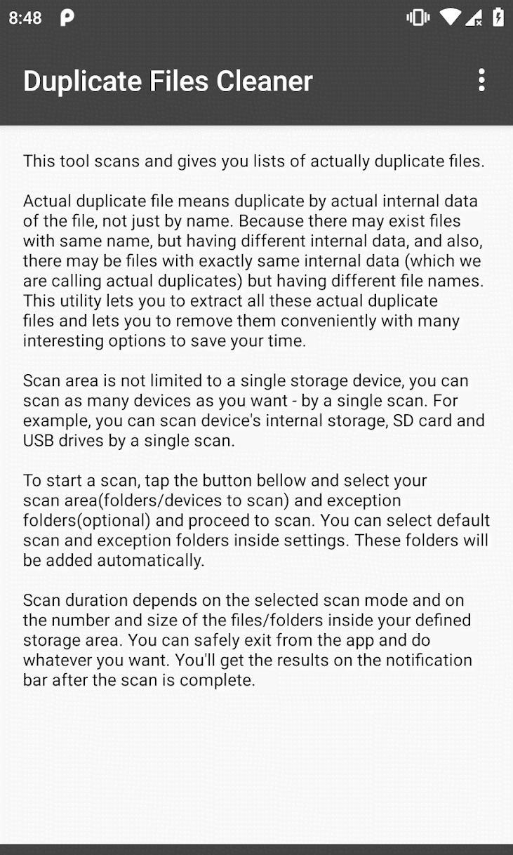 Duplicate Files Cleaner screenshot 1