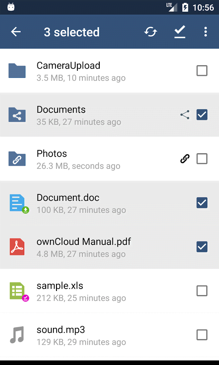 ownCloud screenshot 1