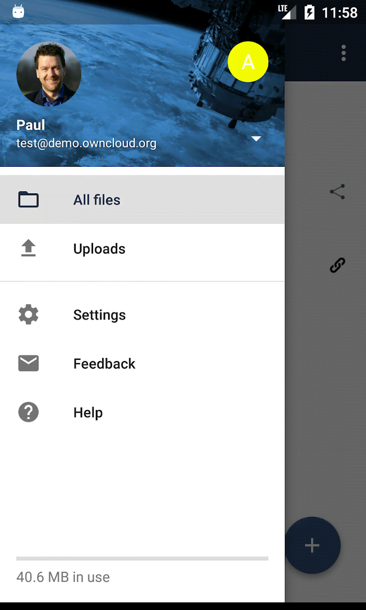 ownCloud screenshot 3