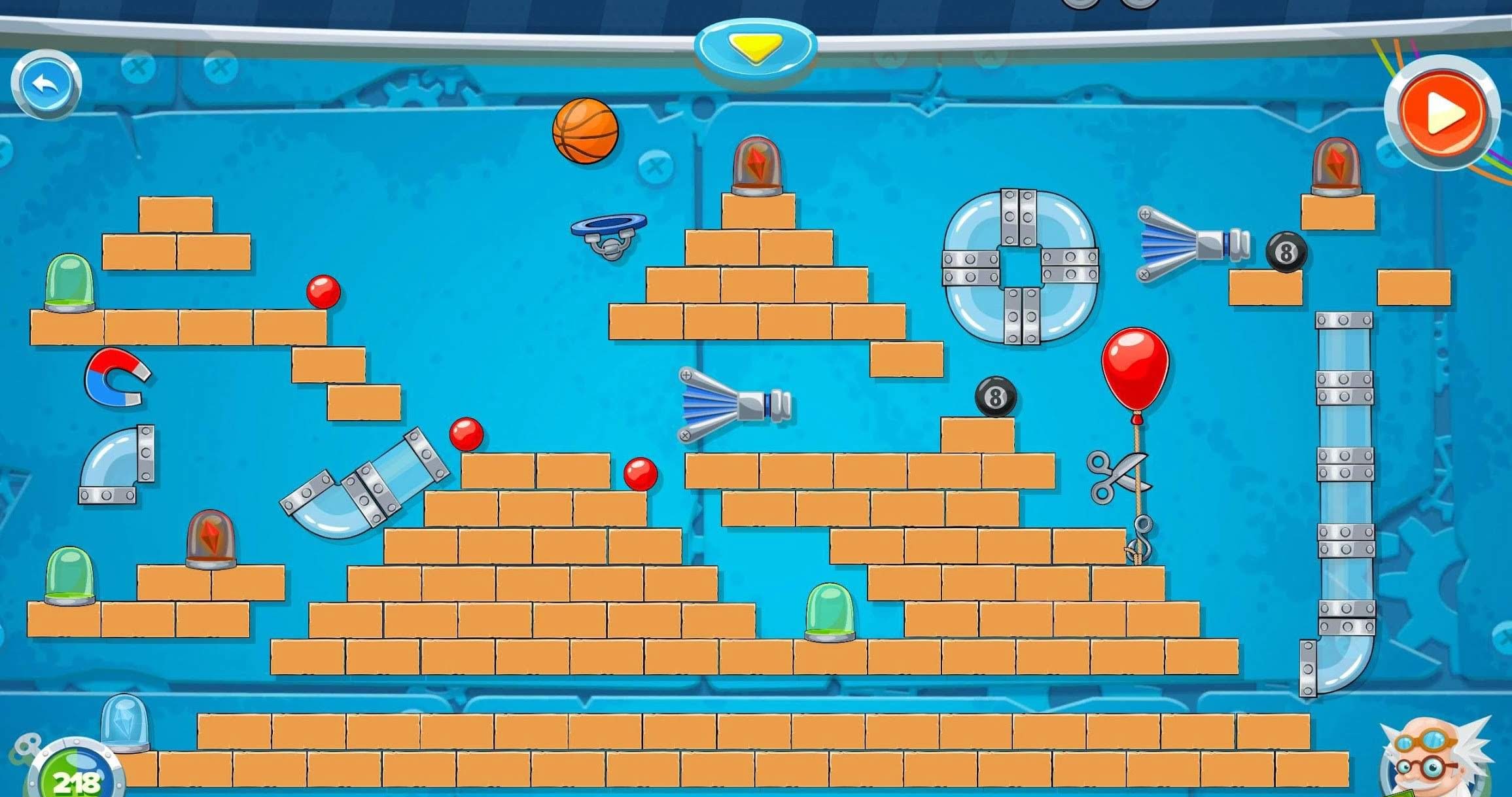 Rube's Lab - Physics Puzzle gameplay screenshot 4