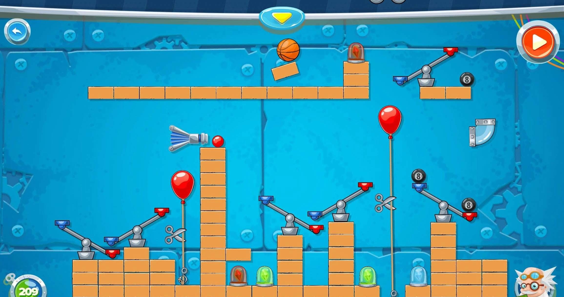Rube's Lab - Physics Puzzle gameplay screenshot 3