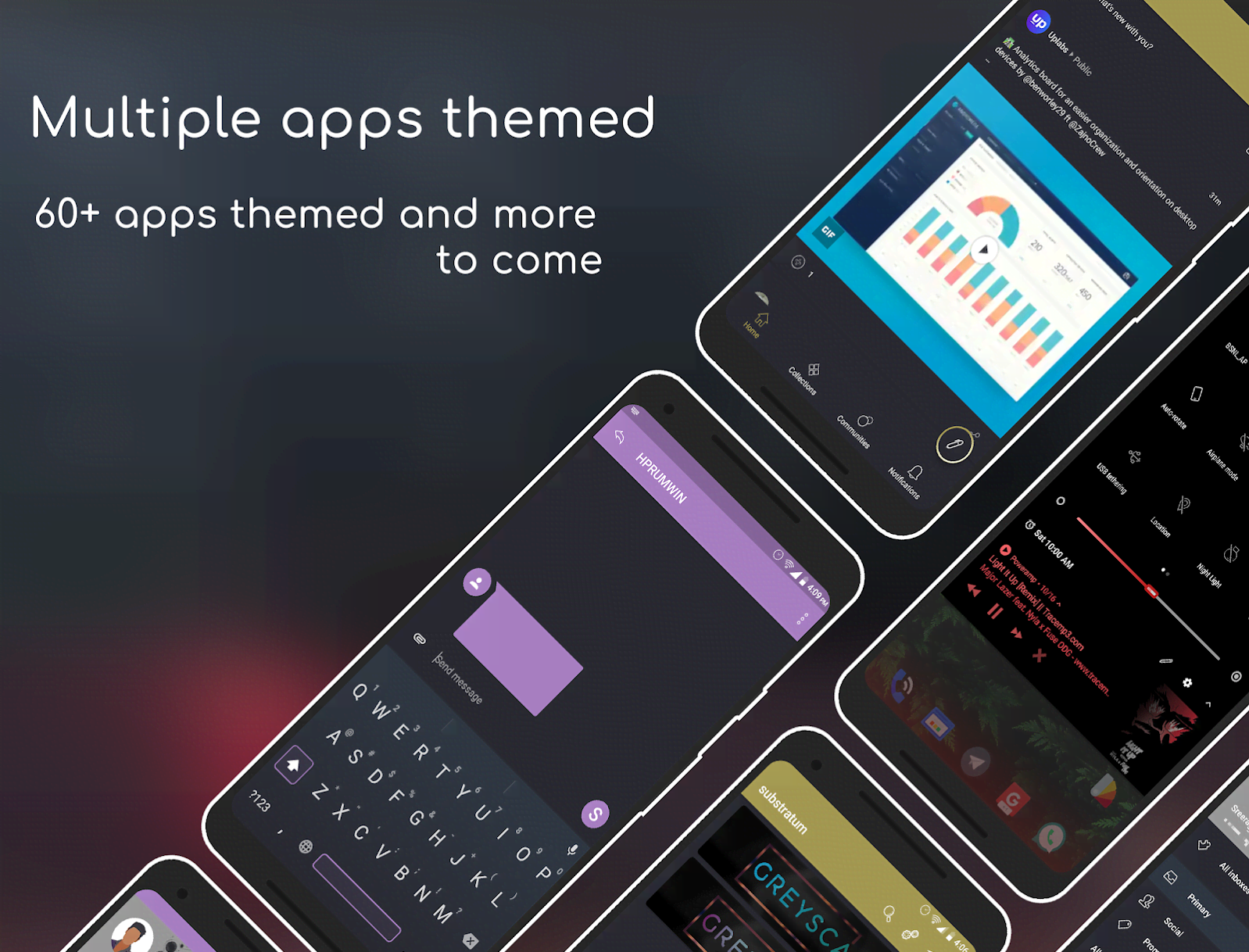 Greyscale - Substratum Theme screenshot 3