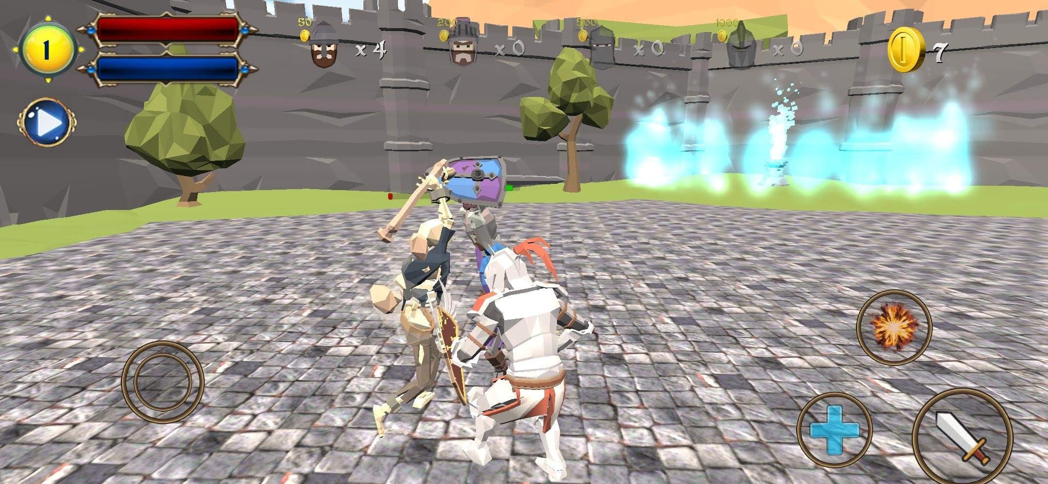 Castle Defense Knight Fight gameplay screenshot 2