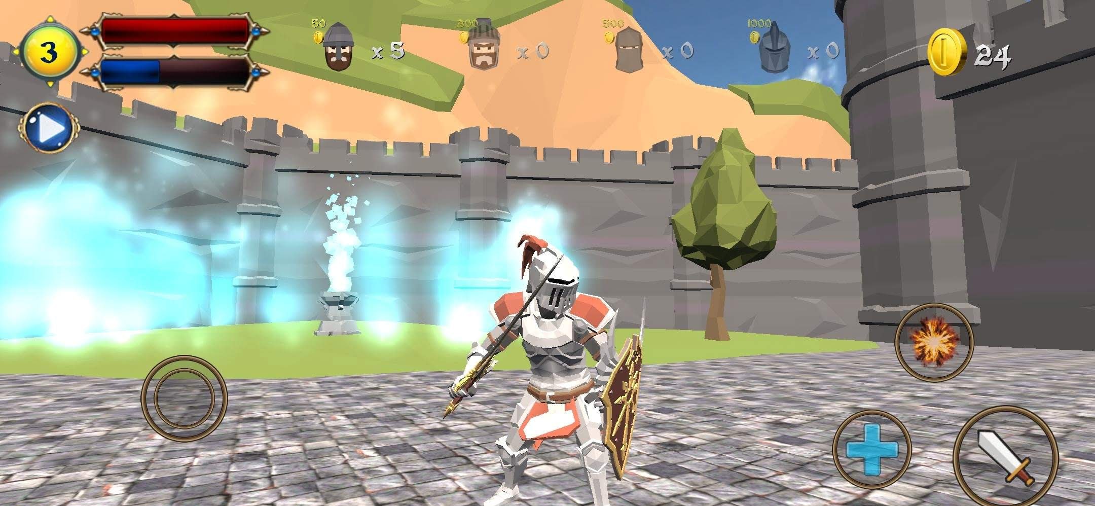 Castle Defense Knight Fight gameplay screenshot 4