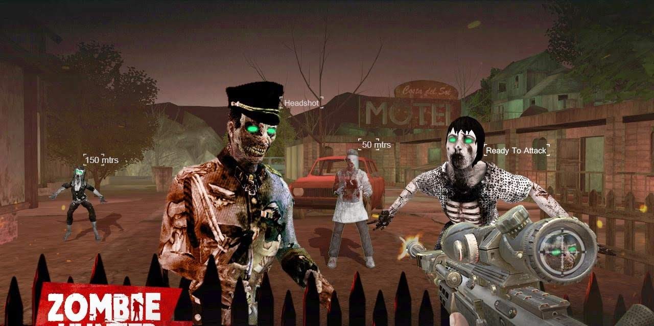 Zombie Hunter 3D gameplay screenshot 1