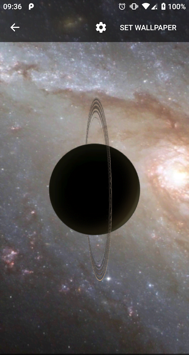 Planets Live Wallpaper Plus screenshot 3