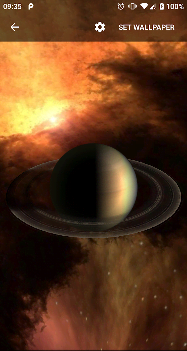 Planets Live Wallpaper Plus screenshot 2