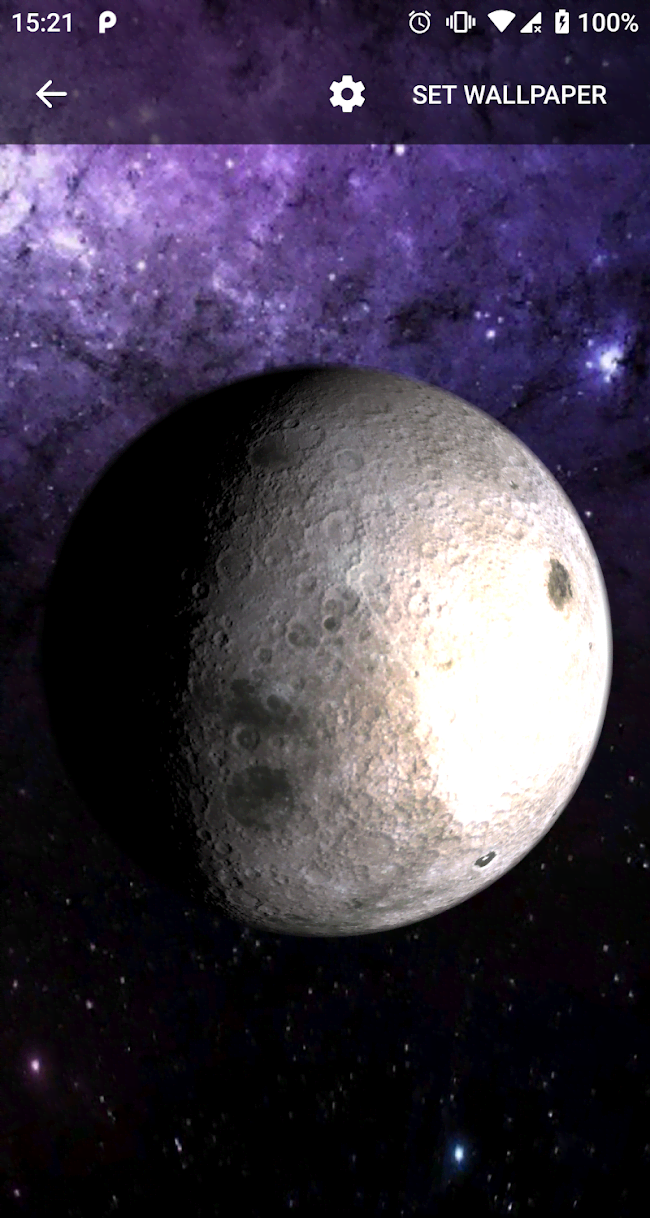 Planets Live Wallpaper Plus screenshot 4