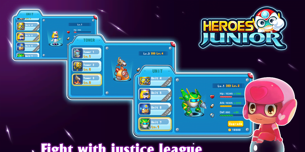 SuperHero Junior - Galaxy Wars Offline Game screenshot 4