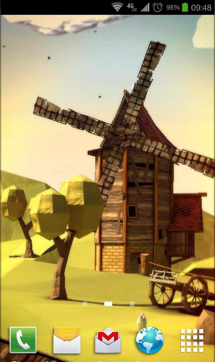 Paper Windmills 3D Pro lwp screenshot 4