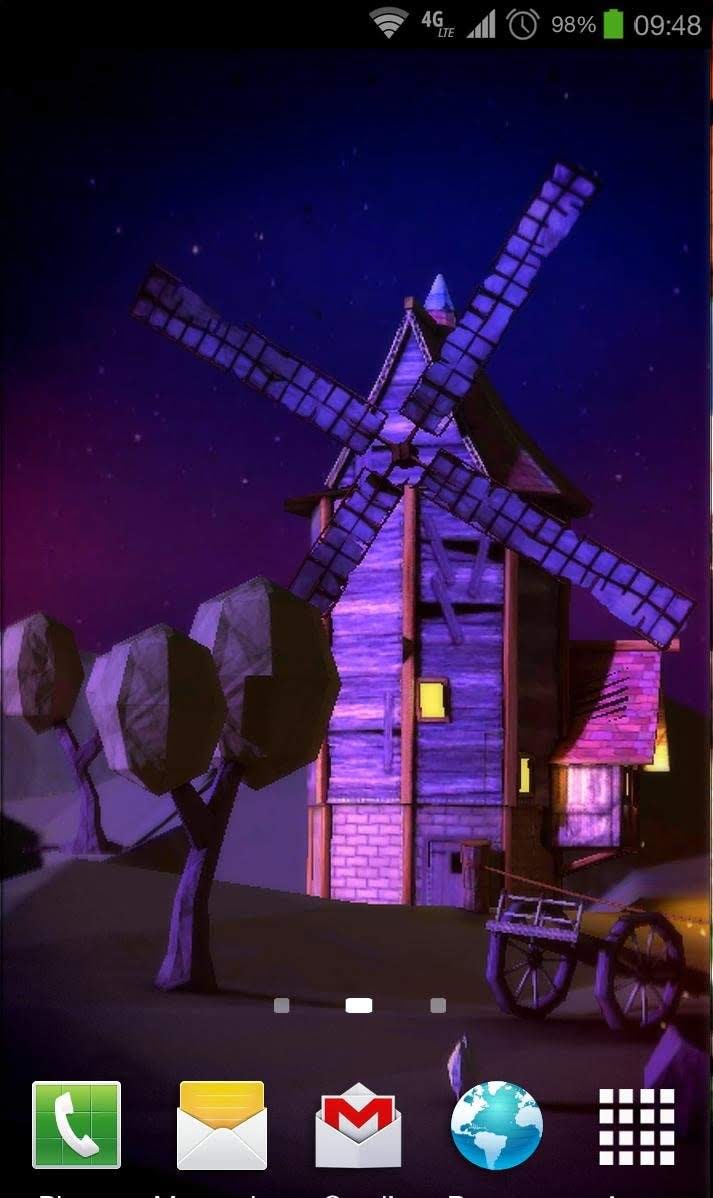 Paper Windmills 3D Pro lwp screenshot 2