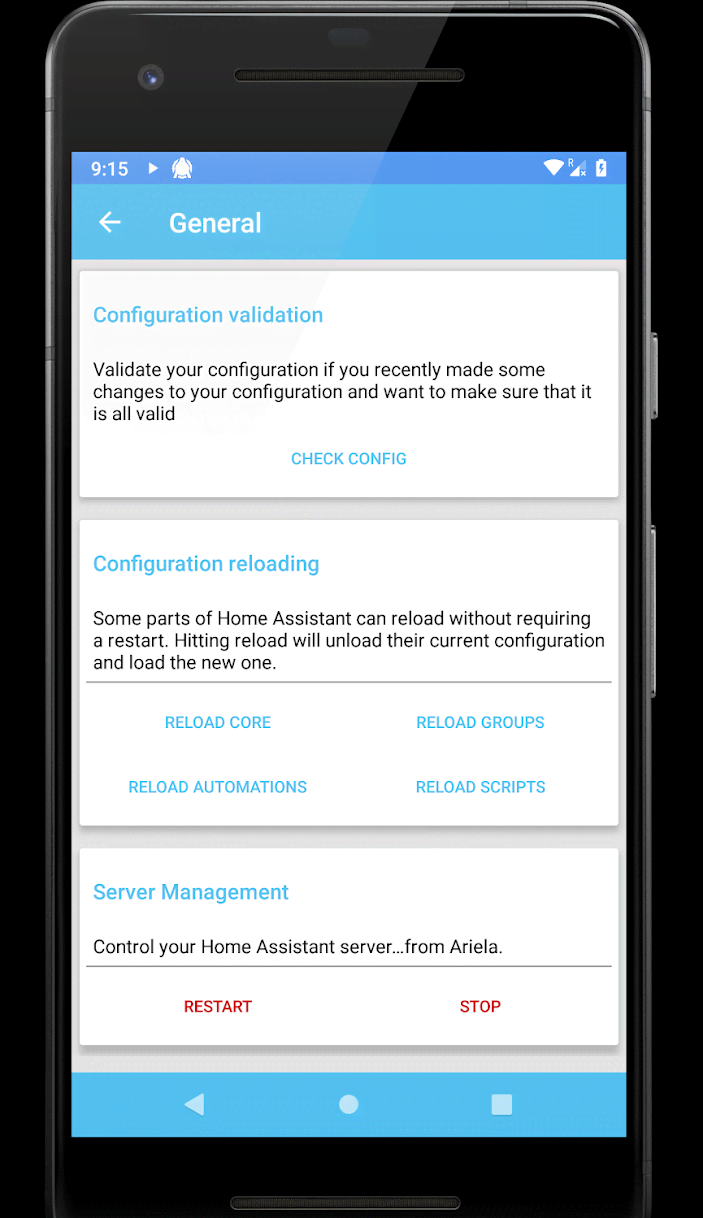 Ariela Pro - Home Assistant Client screenshot 4