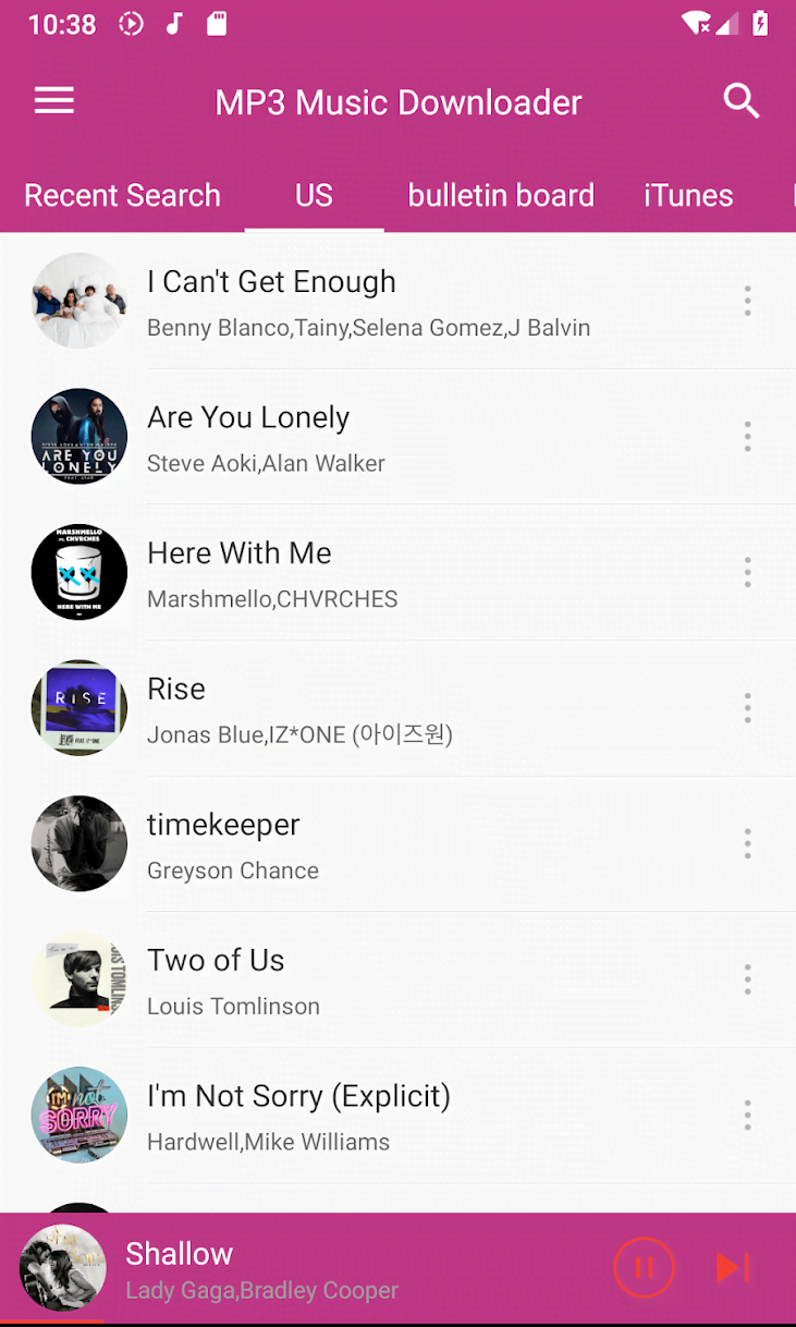 MP3 Downloader & Music Player screenshot 2