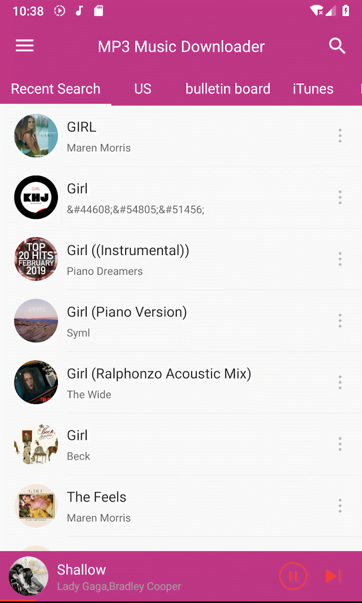 MP3 Downloader & Music Player screenshot 1