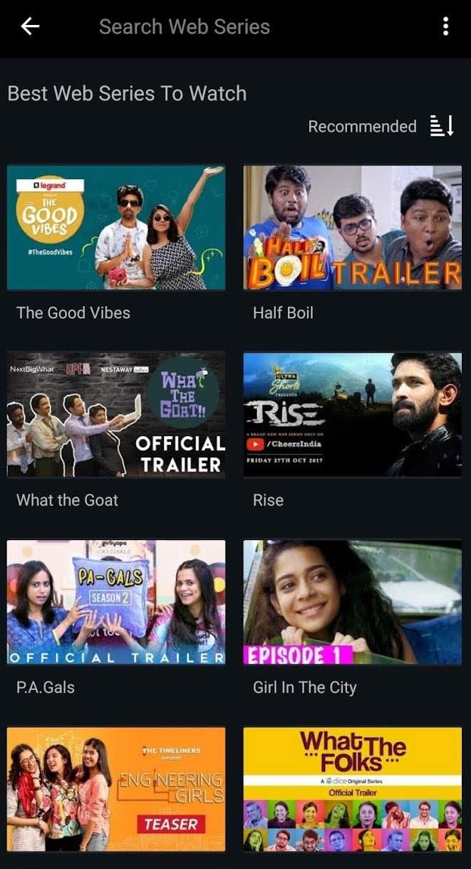 Bingr : Binge Web Series screenshot 2