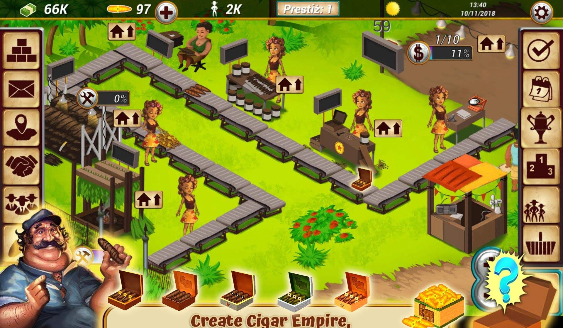Idle Cigar Empire - Cigar Factory screenshot 3