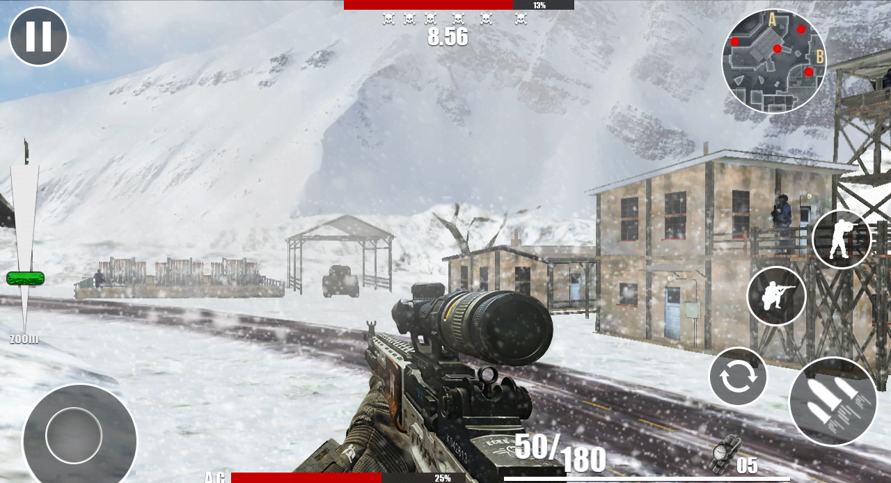 Winter Soldier : Army Shooting Game screenshot 1