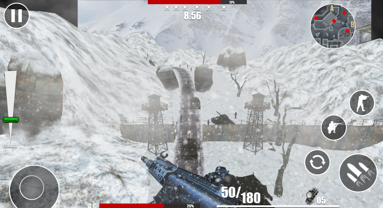 Winter Soldier : Army Shooting Game screenshot 2