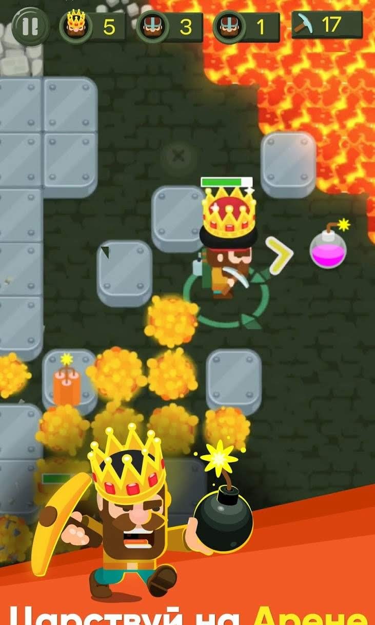 Dig Bombers: PvP Multiplayer Battle Royale screenshot 2