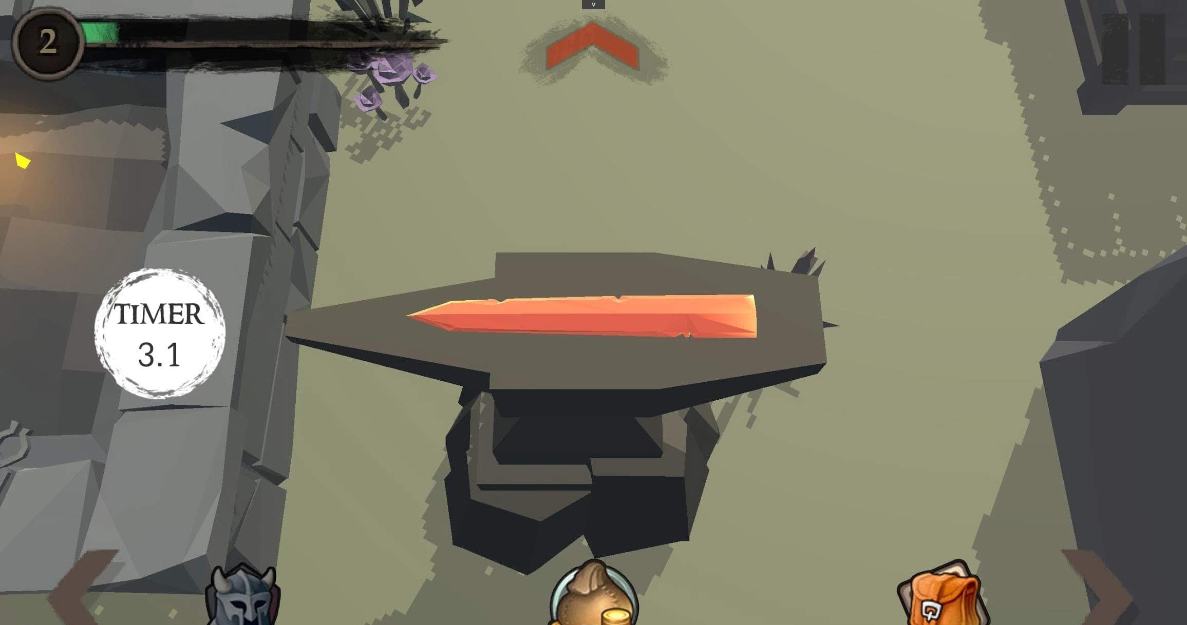 Second screenshot showcasing the crafting forge