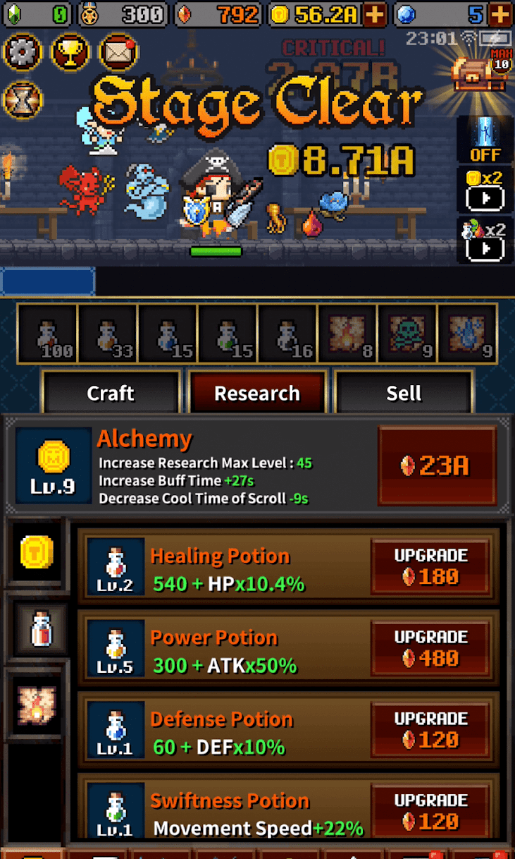 Dungeon & Alchemist - Idle Pixel RPG Screenshot 3