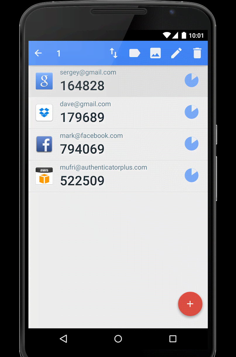 Authenticator Plus app screenshot 2
