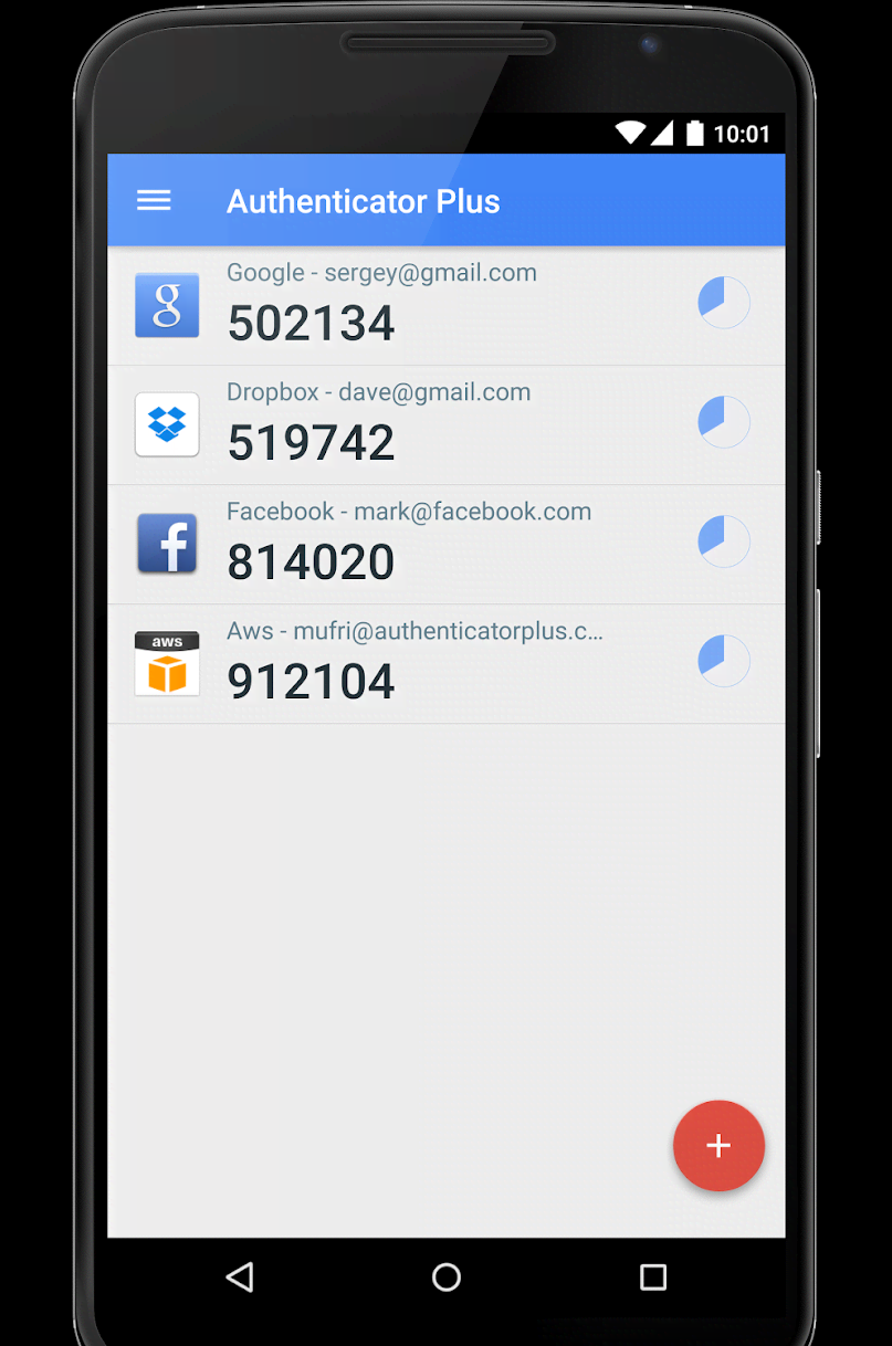 Authenticator Plus app screenshot 1