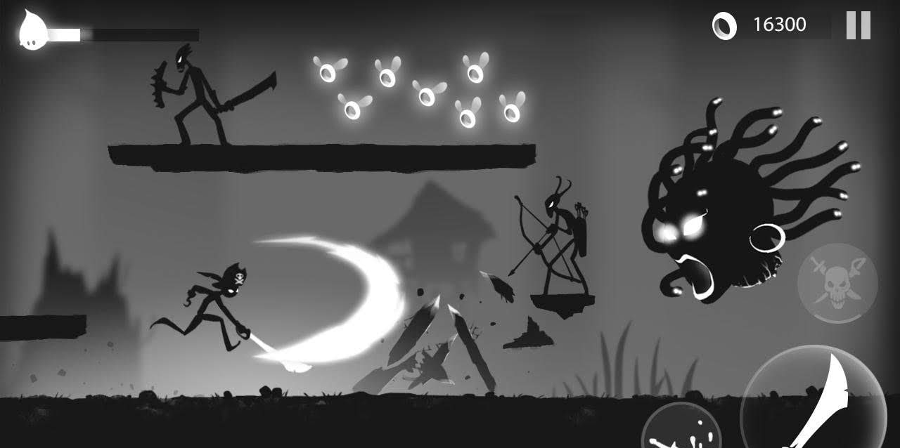 Stickman Run: Shadow Adventure screenshot 4