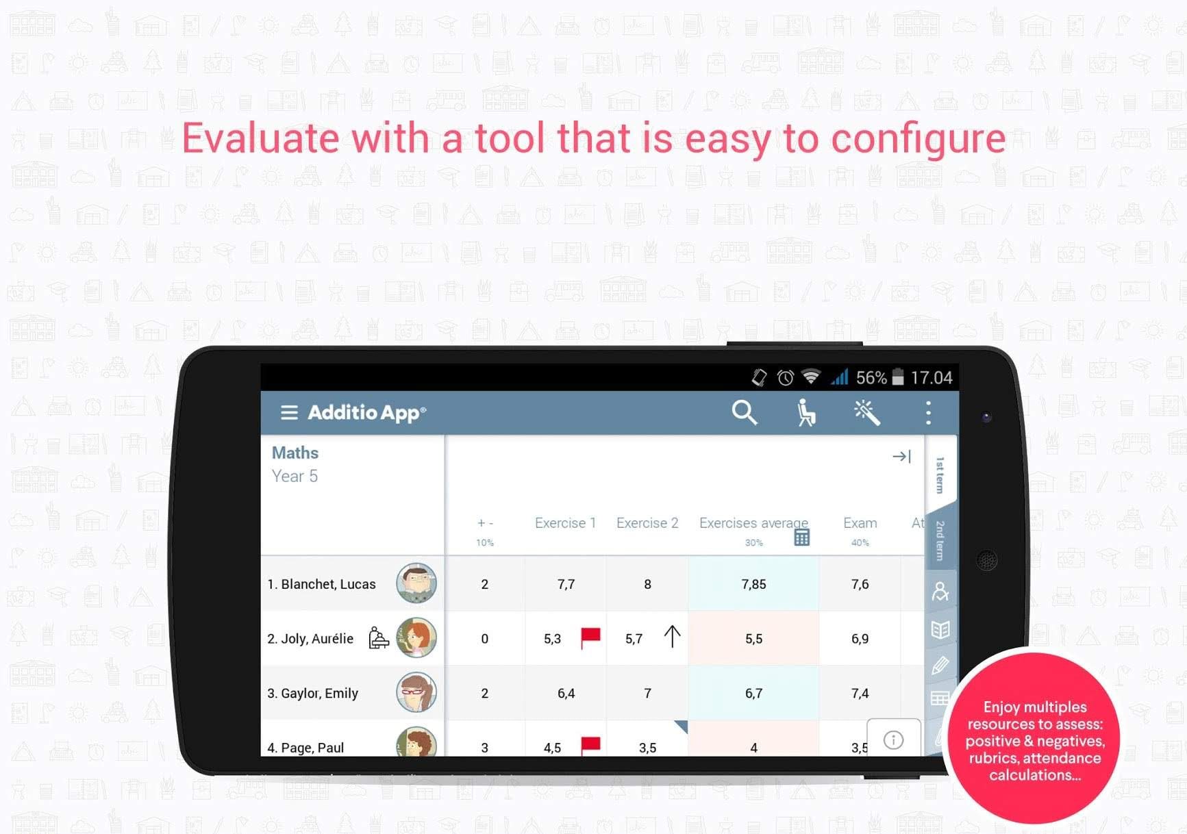 Teacher's Gradebook - Additio screenshot 2